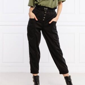 Pinko | High Waist Button Fly Cropped Pants size 6